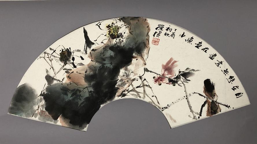 大暑时节画清凉一陈葆棣国画原创