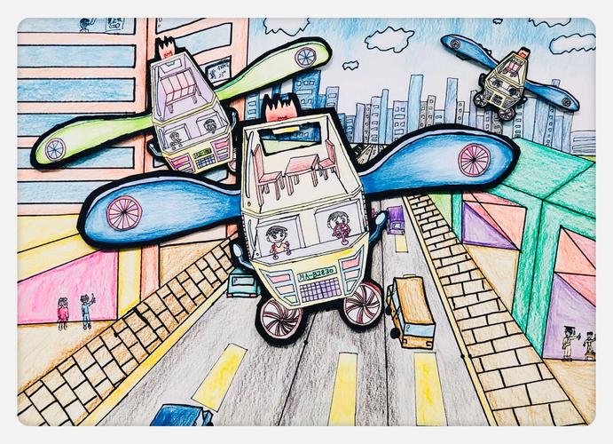 未来交通——科幻画作品欣赏