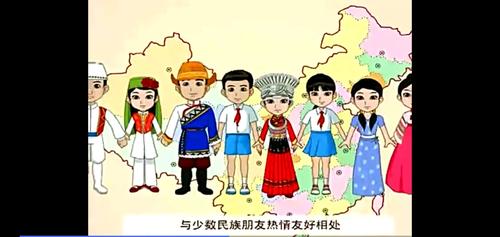 民族团结一家亲 同心共筑中国梦———幸福南路小学4.