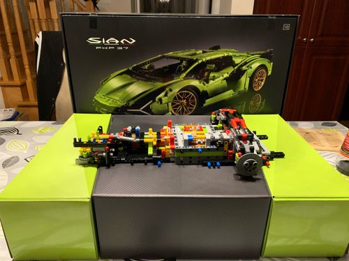 乐高 兰博基尼拼装心得