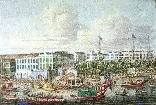 桨声楫影说着舟船往事,从这些旧画一窥当年广州的港口