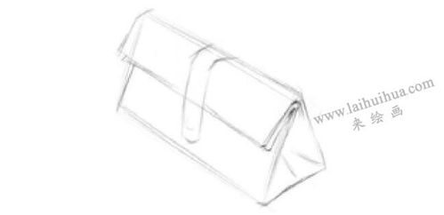 笔袋素描画法步骤