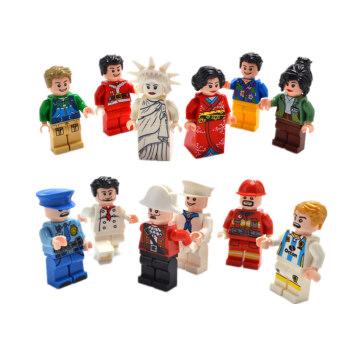兼容乐高人仔20款卡通人物 角色玩偶公仔小颗粒场景拼