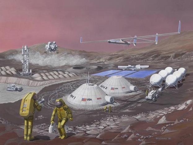 (火星基地概念图)