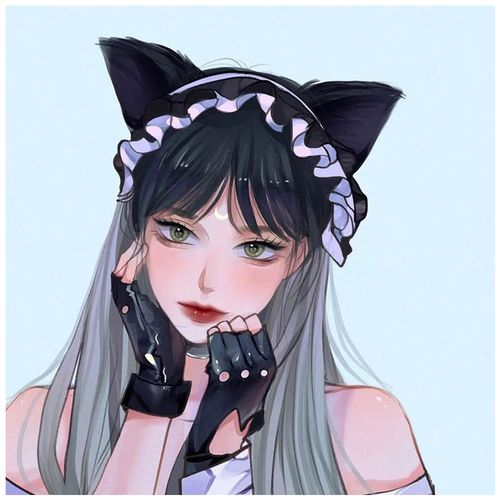 画家乡自绘填色填充diy动漫少女御姐现代简约卧室diy