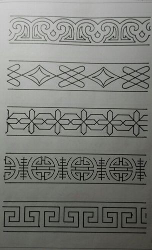 二方连续纹样(花边)