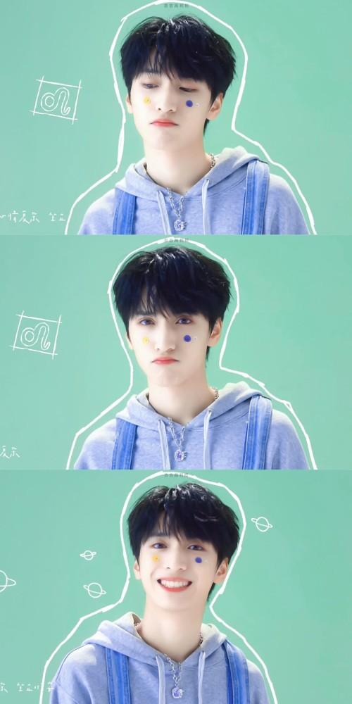 严浩翔三格壁纸丨靠近你身边,接着靠近你一点点