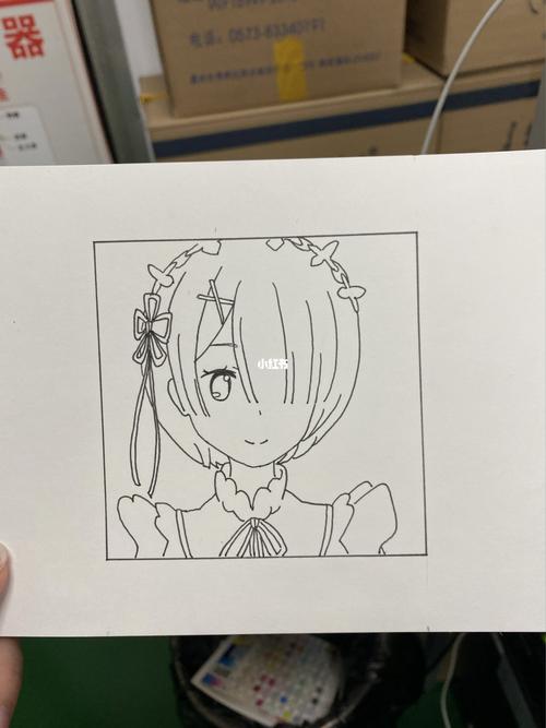 蕾姆拉姆双可爱_手绘_马克笔_马克笔手绘_文化_绘画