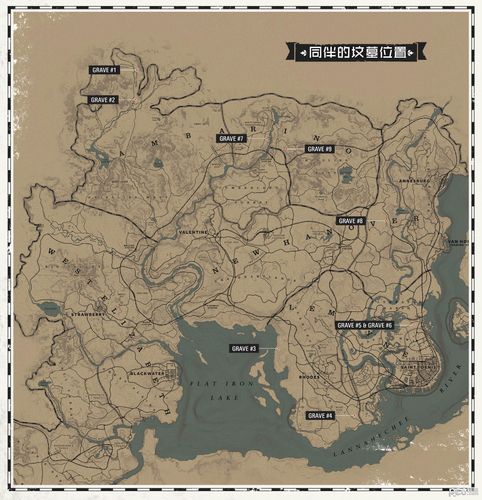 荒野大镖客2全同伴坟墓位置一览 荒野大镖客2同伴坟墓在哪里