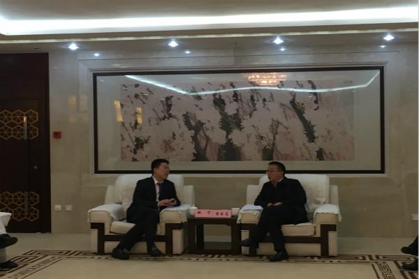 蒲发友会见东方金钰股份有限公司董事长赵宁