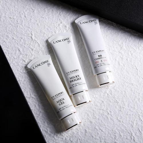 跨境lacome兰蔻新bb霜uv光透柔白防晒隔离乳50mlspf50pa保湿清爽