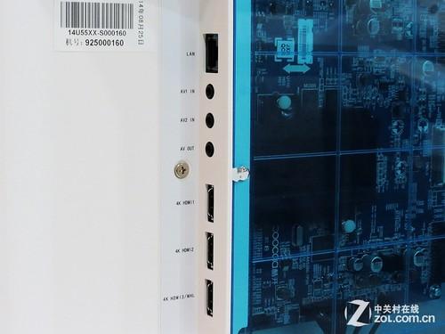 十核 透明背板 酷开55吋4k电视u55测试 原创