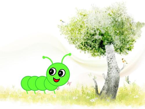 小班美术毛毛虫课件ppt