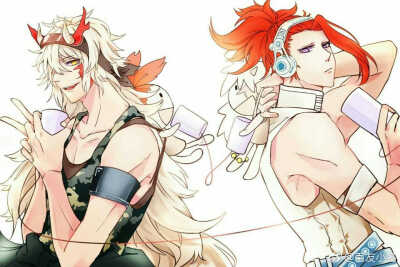 茨木童子x酒吞童子.