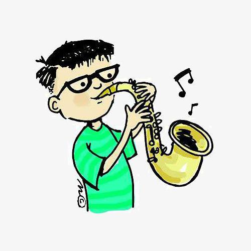 吹萨克斯的头像