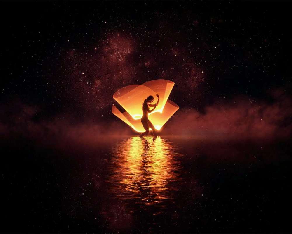光绘摄影唯美艺术创意图片桌面壁纸