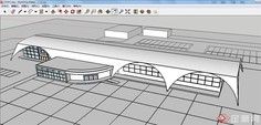 某博物馆建筑设计su白模