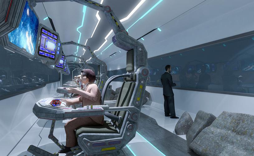 太空舱模拟驾驶区