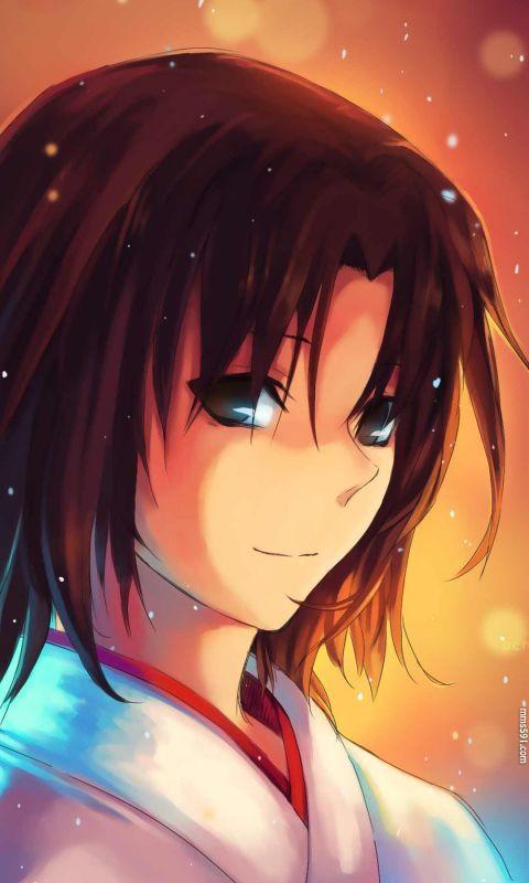 空之境界女主角短发美女两仪式直死之魔眼手机壁纸图片(5)