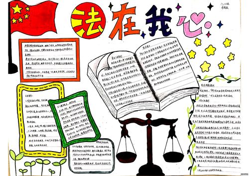 汛桥镇开展"学宪法,守法律"手抄报活动