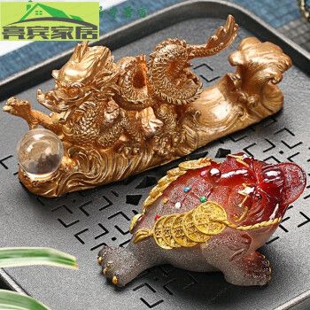 品茶宠摆件变色金蟾蟾蜍宠物创意可养茶道茶台茶盘茶具配件饰品时尚