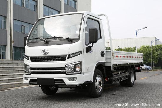 上汽跃进 福运s80 4.3t 3.65单排纯电动栏板微卡(国六