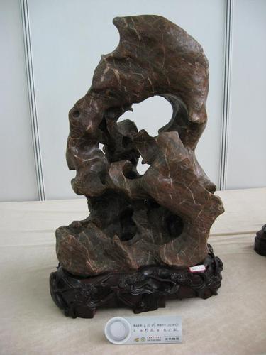彩色灵璧石-观赏石2008携手奥运精品展