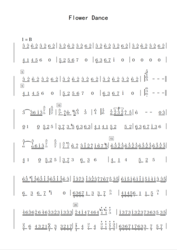 电子琴可以谈钢琴曲flower dance吗?