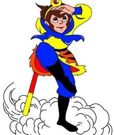 美猴王动画片手抄报 手抄报简单又漂亮