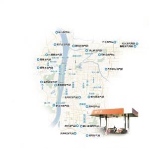 长沙市cng加气站分布图 赖立 制图