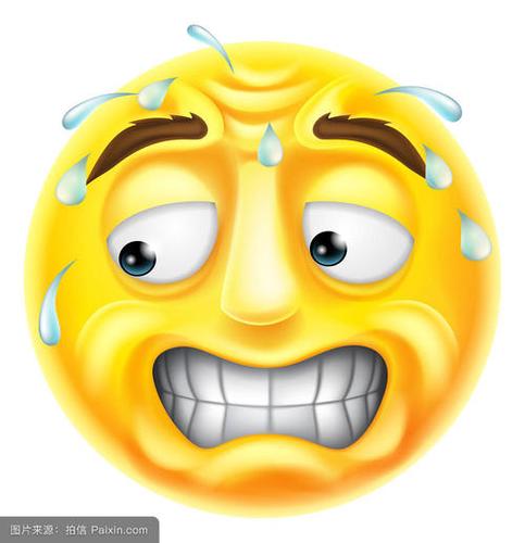 害怕的卡通图片表情