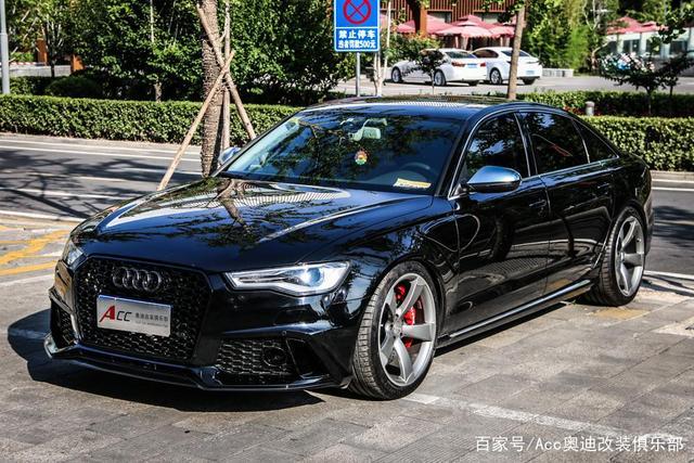 北京奥迪a6(c7)星耀rs6前包围,霸气俊朗荷尔蒙气质飙升