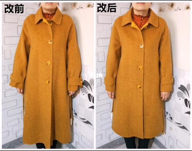 小美女的这件双面呢大衣改小的幅度特别大_羊绒大衣_双面呢_呢大衣
