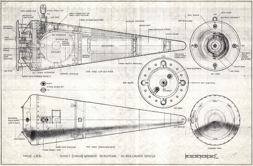 隆·科博为《真实的谎言》设计的核弹头