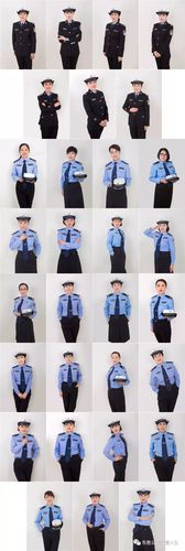 身着警服 披甲飒爽