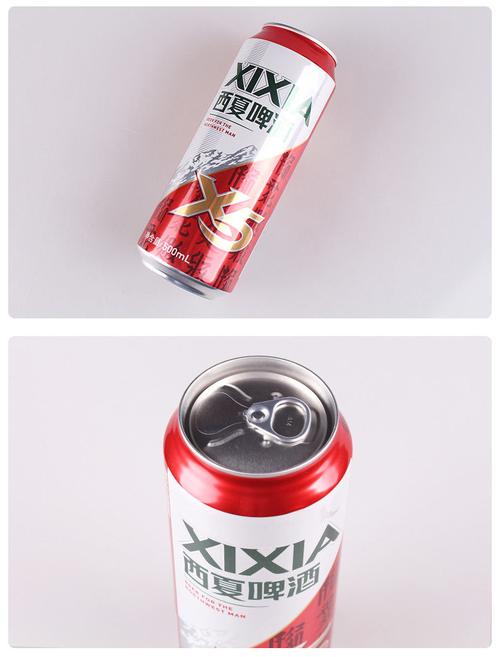 宁夏西夏x5啤酒夺命大x5听装500ml嘉士伯熟黄银川产啤酒乌苏同厂12