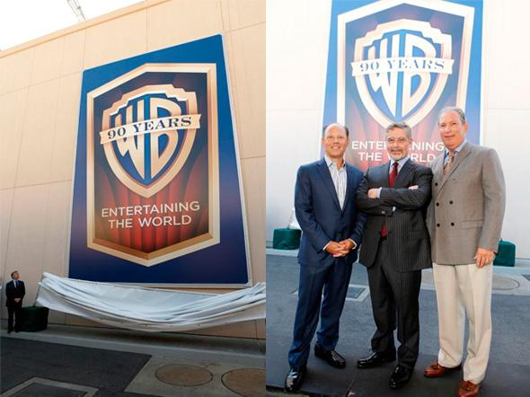 华纳兄弟warnerbros发布90周年纪念标志