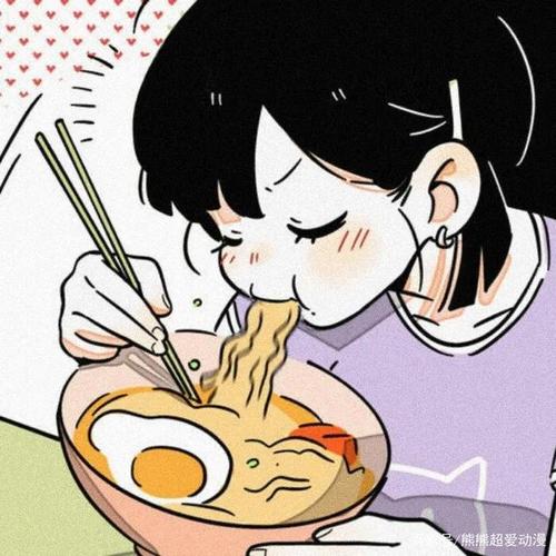 吃货情侣头像