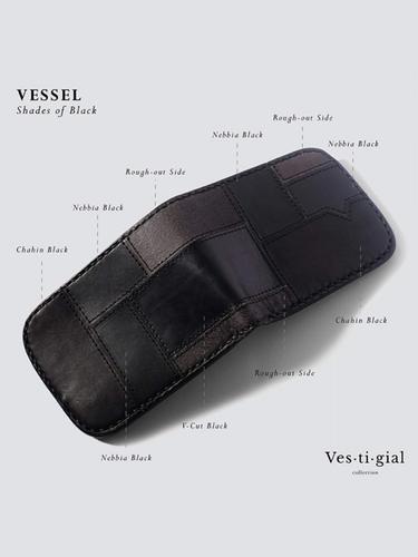 voyej vessel vestigial shades of black short wallet - more by
