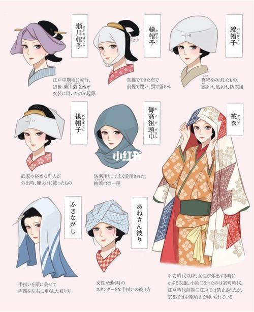 【日本古代女性的帽子种类】_帽子_日本_新娘_婚礼_大阪自由行热门