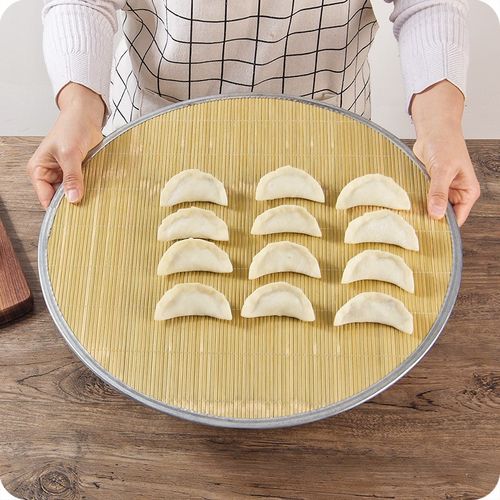 盖帘饺子饺垫馒头面食水饺竹编家用帘子包饺子餐垫