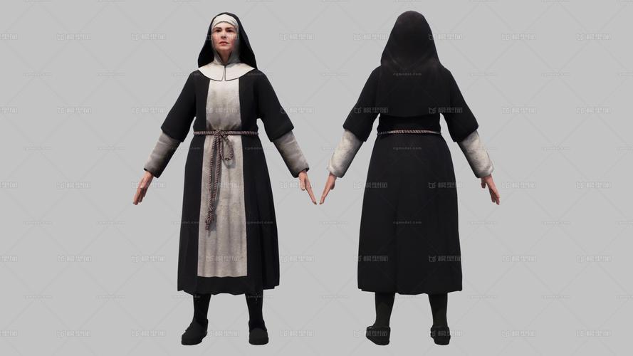 修女 女修士 修道院基督教 圣母玛利亚 女性教徒 老太婆