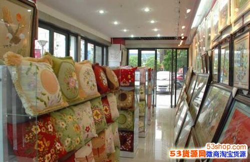 手工绣品店