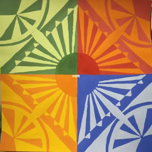 色彩构成作业分享 1.明度九调 2.春夏秋冬 3.酸甜苦辣