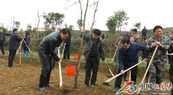 瓮安县举行"绿色瓮安"建设三年行动计划启动仪式暨义务植树活动