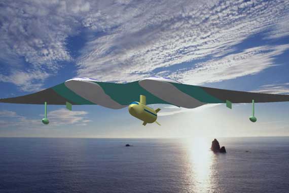 第三届创新杯飞行器设计的设计作品--核动力双体子母式乘波客机