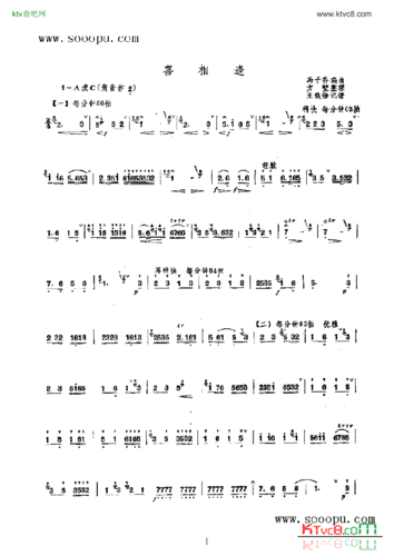 喜相逢民乐类竹笛