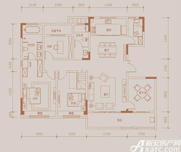 旭辉铂悦庐州府4室159平米户型图.jpg