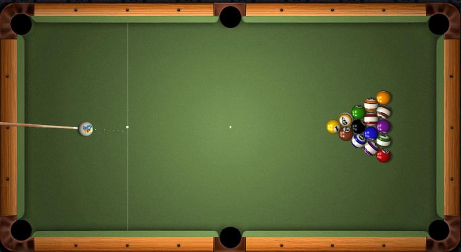 黑八台球桌怎么画线.