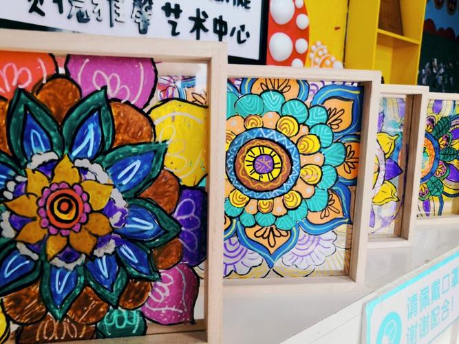 玻璃画 创意美术 丙烯画 水粉_美术_创意美术_文化